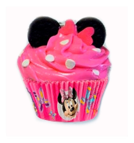 Capacillos De Minnie Mouse Para Cupcakes 25 Unidades