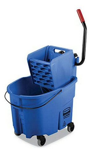 Cubo Exprimidor  Wavebrake 35 Qt, Azul