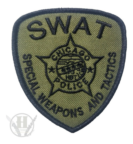 Parche Tactico Swat Chicago Police Campera Gorra Mochila