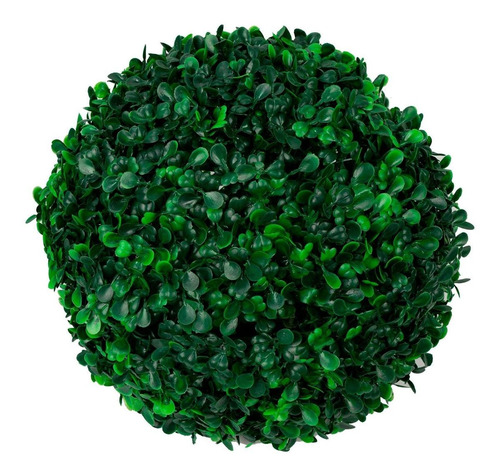 Follaje Sintetico Esfera De Decoracion Topiario Verde 28 Cm