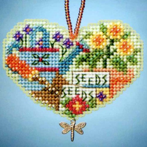 Beaded Punto Cruz Diseño Charmed Ornamento Kit