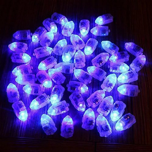 100 Luces Led Azules Para Globos Y Linternas - ®