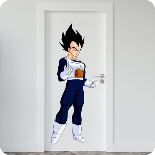 Vinilo Pared Puerta Gigantografia Dragon Ball Z Vegeta