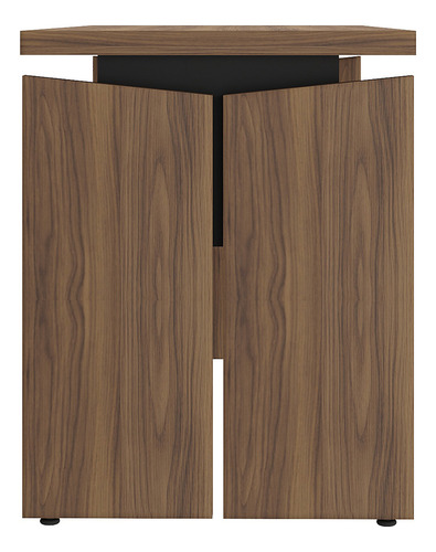 Mesa Para Escritório Home Office 145cm Unik Nogal Preto