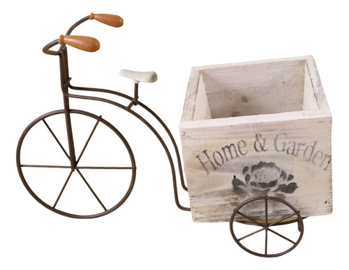 Maceta Decorativa Para Bicicleta, Contenedor De Flores, Caja