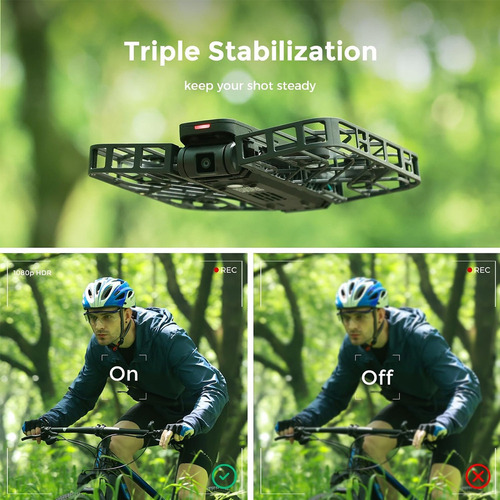 Hoverair X1 Self-flying Camera,pocket-sized Drone Black