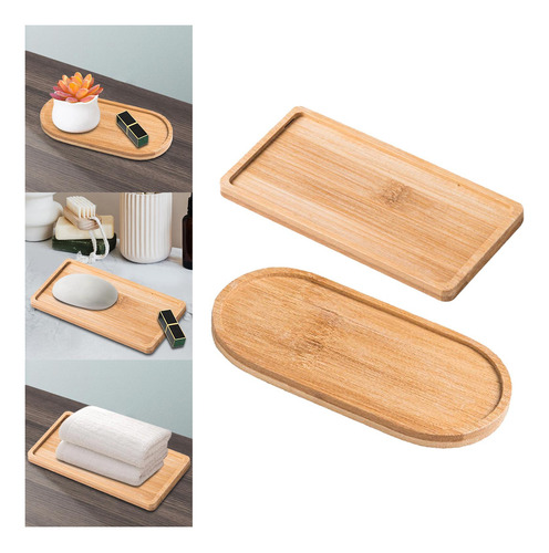 2 Bandejas De Tocador, Bandeja De Baño, Bandeja De Servicio