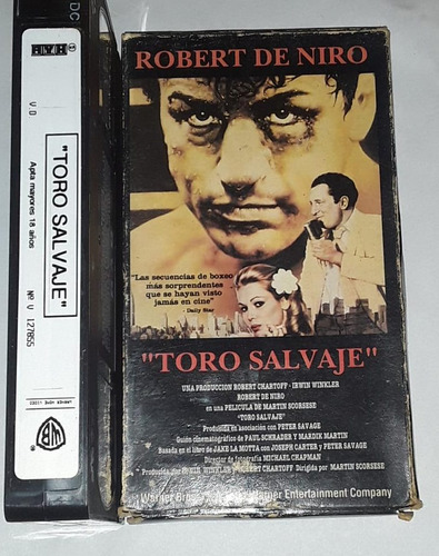 Toro Salvaje Vhs Robert De Niro Martin Scorsese Boxeo Oscar (Usado)