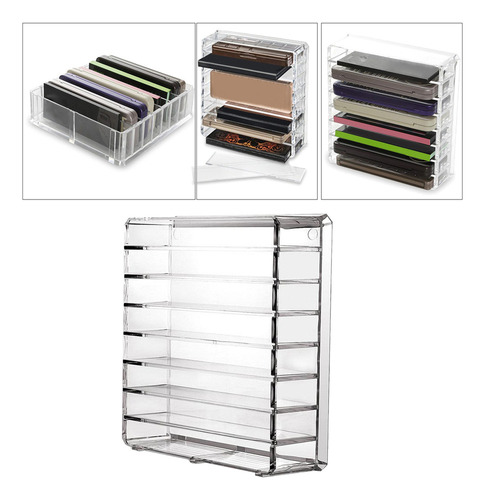 Polvo Maquillaje Organizador Stand 8 Espacio Cosmético Rack