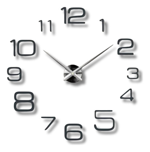 Exclusivo Reloj 3d De Pared Gigante En Madera Centro Plat