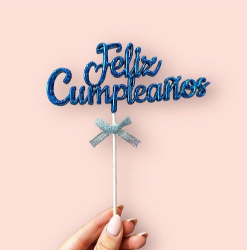 Topper Para Torta Feliz Cumpleaños