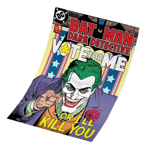 Poster Exclusivo Batman El Guason Vote Me