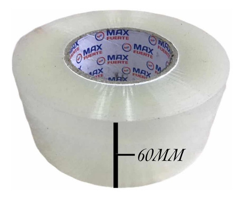 Cinta Ancha 300y X 60mm Transparente Embalaje Max Fuerte