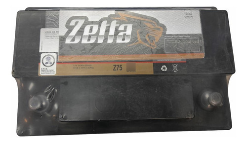 Bateria Zetta 12x75 Amp