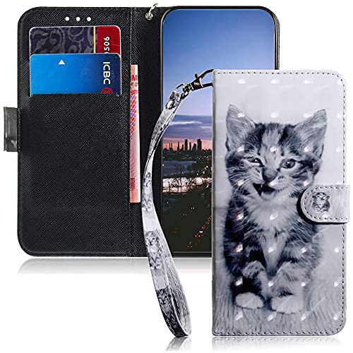 Funda Cartera Para Samsung Galaxy A53 5g Smiley Cat Bx Luxur