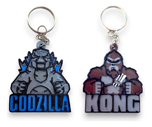 Godzilla Kong Llaveros X20 Regalo Cumpleaños Souvenirs