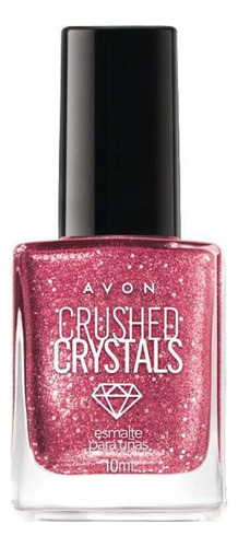 Avon Crushed Crystals Textura Y Brillo Varios Tonos Color Rose quartz