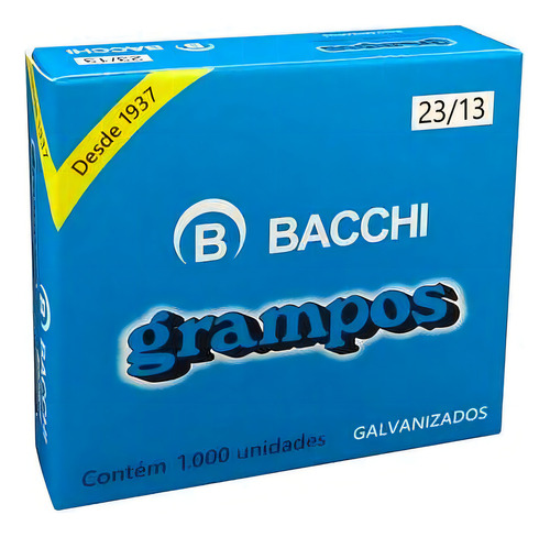 Grampo Galvanizado Enak 13 23/13 Cx 5000 Un Bacchi