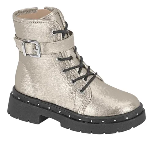 Botin Niña Napa Metal Malibu Molekinha