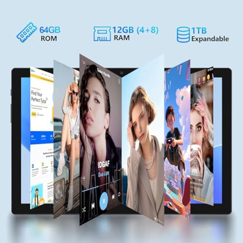 Tableta, Tableta Android 14 Con 12 Gb (4+8) De Ram 64 Gb