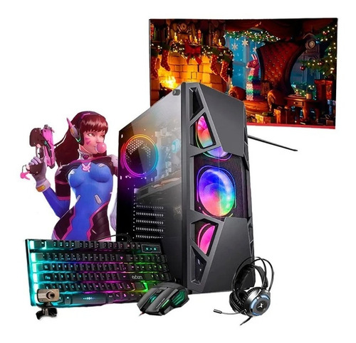 Imagem 1 de 6 de Pc Gamer Completo I7 Gtx 750ti 16gb Ssd 480gb Monitor 19