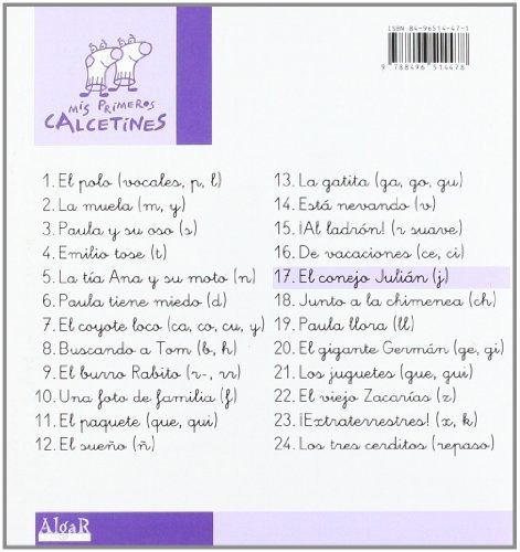 El Conejo Julián (j) ( Letra Manuscrita): 17 (mis Primeros C