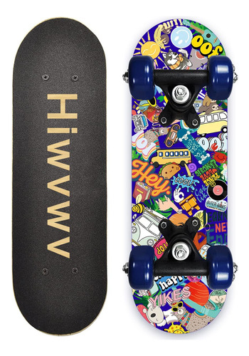 Hiwvwv Mini Patineta Para Ninos Principiantes Y Ninos Pequen