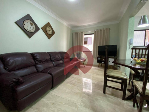 Imagem 4 de 15 de Apartamento Com 1 Dormitório À Venda, 57 M² Por R$ 218.000 - Vila Guilhermina - Praia Grande/sp - Ap3434