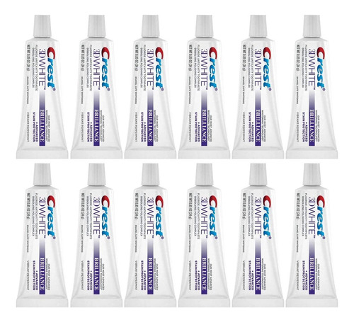 Crest 3d White Brilliance Pasta De Dientes, Menta Vibrante,
