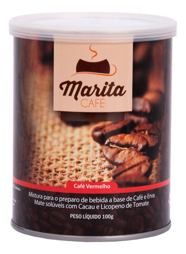 Café Vermelho Original 100g Marita Ajuda A Previnir Doenças