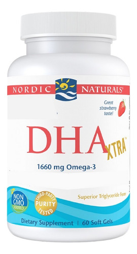 Dha Xtra 60 Cap Nordic Naturals - Aldea Nativa