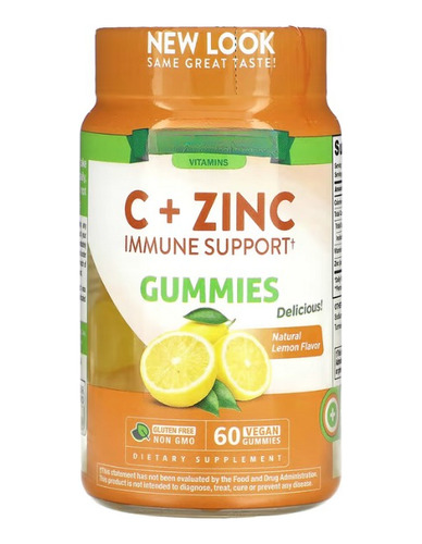 Vitamina C+ Zinc Gomitas Vegan - Unidad a $57000