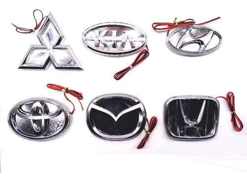 Logo Emblema Led 3d Para Auto / Varias Marcas / Electroworld