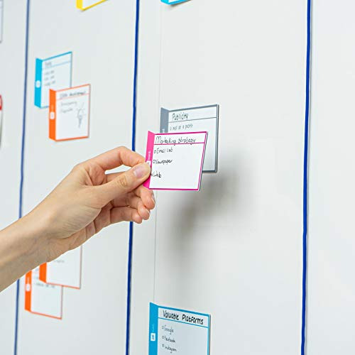 Tablero Scrum Y Tablero Kanban Tarjetas De Tareas Magnã...