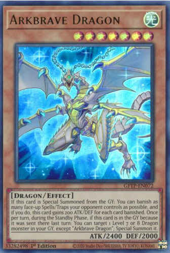 Yugioh! Arkbrave Dragon Arkbrave Dragon Inglés (Usado)