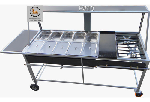 Mueble Para Tacos De Guisados Parrilla Plancha Comal P813