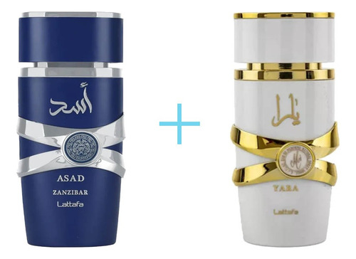 Lattafa Perfume Asad Zanzibar And Perfume Yara Moidama Latt