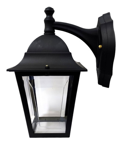 Aplique Exterior Farol E27 Siena 2 Negro Fuinyter 