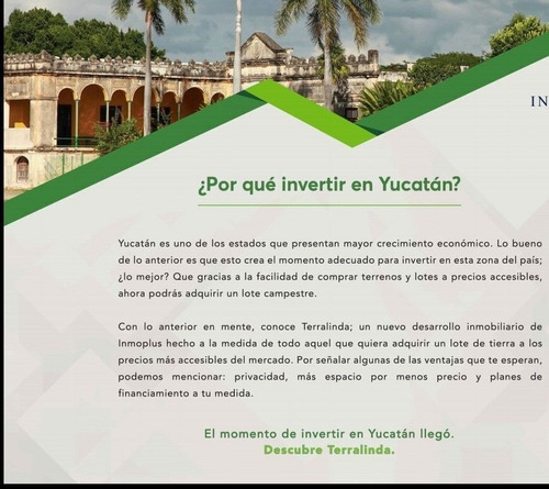 Imagen 7 de 9 de Terrenos Campestres En Venta Terralinda Mococha-yucatán Ctv