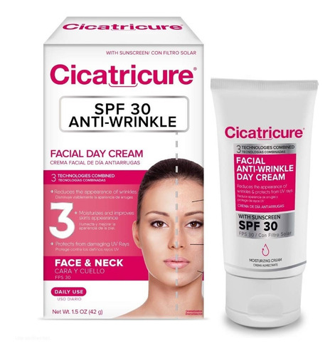 Crema Cicatricure Anti Arrugas Advance  Spf 30 1.5 Oz