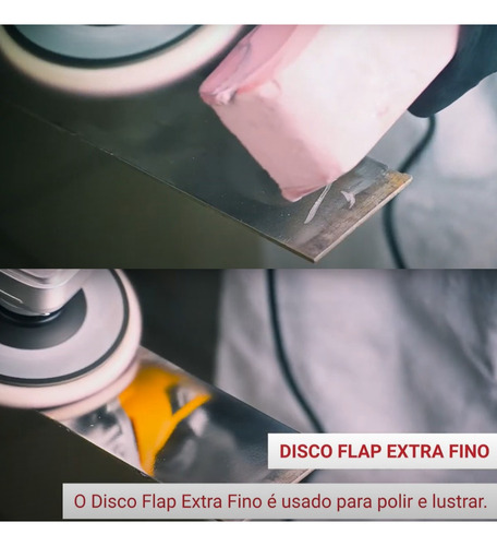 Kit Polimento Polir Premium Aço Inox E Metais Não Ferrosos