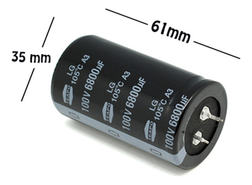 Capacitor Electrolitico 6800uf 100v Ce-6800/100v-teapo