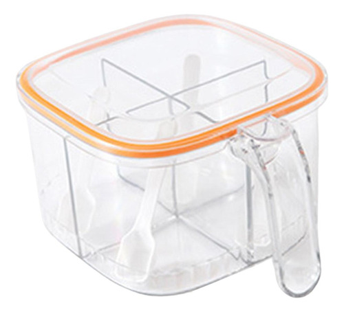 Caja De Condimentos 4 Compartimentos De Almacenamiento Botes