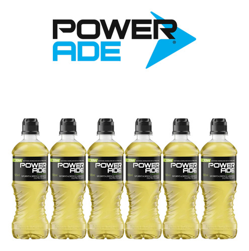 Isotônico Powerade Limão Garrafa 6x500ml