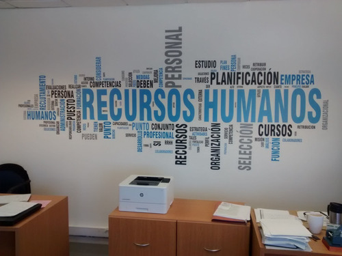 Vinil Decorativo Para Oficina De Recursos Humanos 