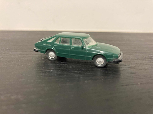 Wiking Saab 900 Turbo Verde 1/87 Ho Alemania Vintage