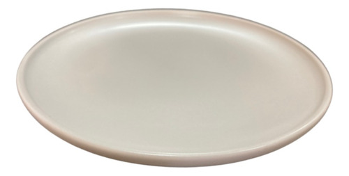 Plato Playo Redondo Ceramica 23 Cm S Y L Home Postre Color Beige