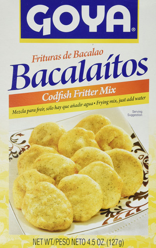 Goya Bacalaitos - Mezcla De Bunuelos De Bacalao 4.5 Oz (paqu