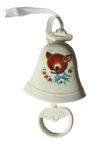 Cunero Musical Campana Colgante Bebe Sonido Retro Vintage