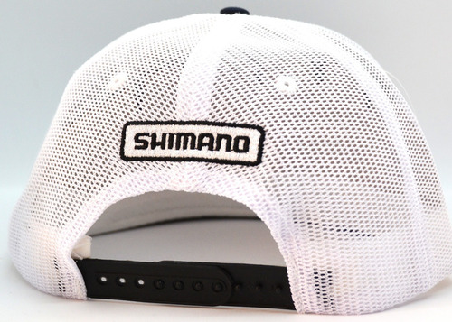 Imagem 2 de 2 de Bone Shimano Azul Branco Logo Branco #1801
